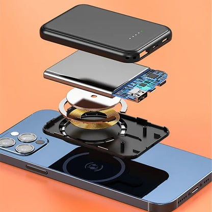 5000mAh Portable Magnetic Wireless Charging Power Bank