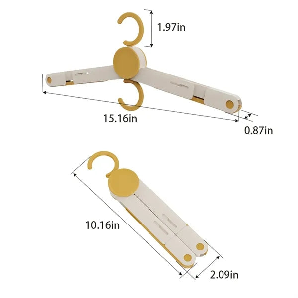 Portable Folding Travel Clothes Hanger Foldable Drying Rack