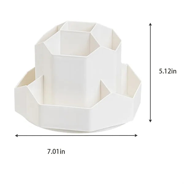 Cute Rotating Pencil Pen Desk Cup Holder Organizers