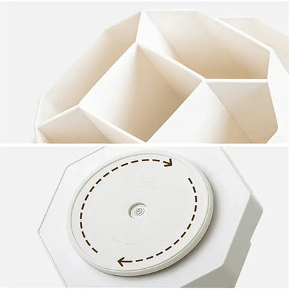 Cute Rotating Pencil Pen Desk Cup Holder Organizers