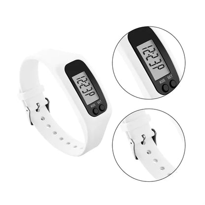 Digital Pedometer Watch with LCD Display