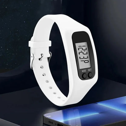 Digital Pedometer Watch with LCD Display