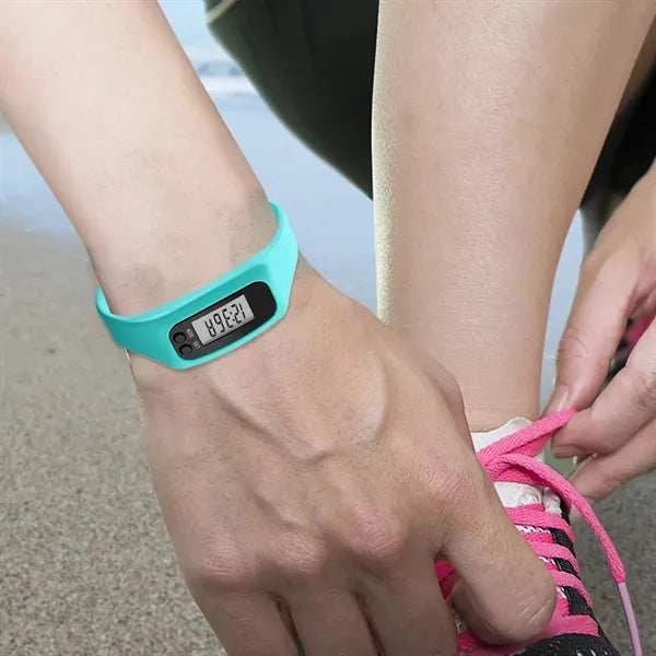 Digital Pedometer Watch with LCD Display