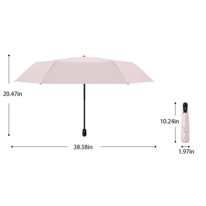 Portable Automatic Folding Windproof Rain Travel Umbrella