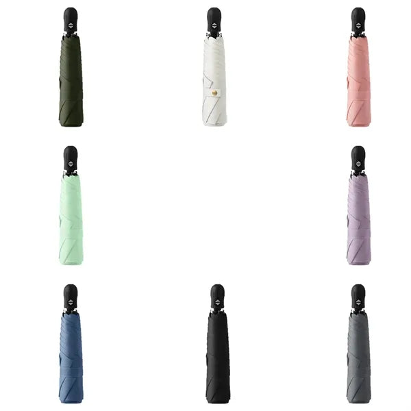 Portable Automatic Folding Windproof Rain Travel Umbrella