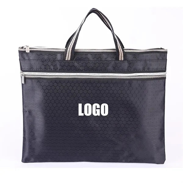 Document Bag Large Zipper Pouch with Handle