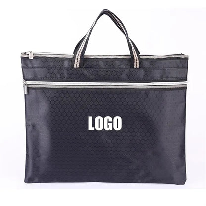 Document Bag Large Zipper Pouch with Handle