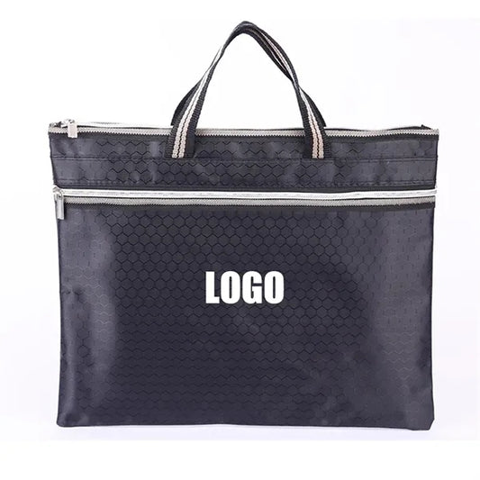 Document Bag Large Zipper Pouch with Handle