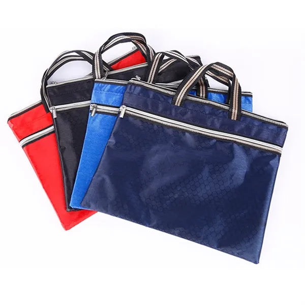 Document Bag Large Zipper Pouch with Handle