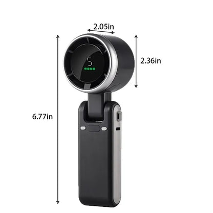 Rechargeable 5 Gear Portable Handheld Turbo Fan