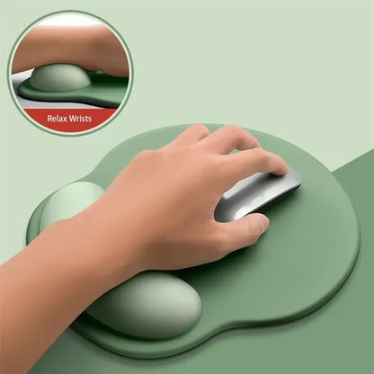 Ergonomic Wrist Support Mouse Pad With Memory Foam