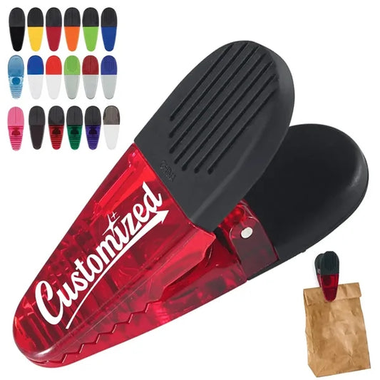 Bamboo Magnetic Clip with Plastic Accent
