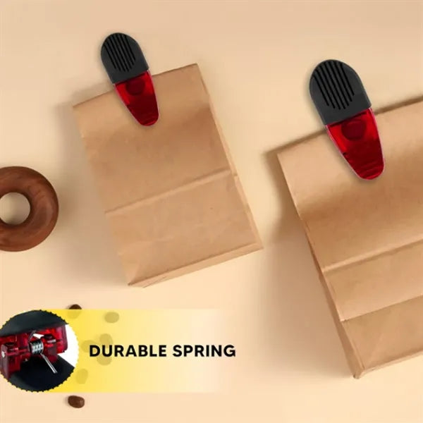 Bamboo Magnetic Clip with Plastic Accent