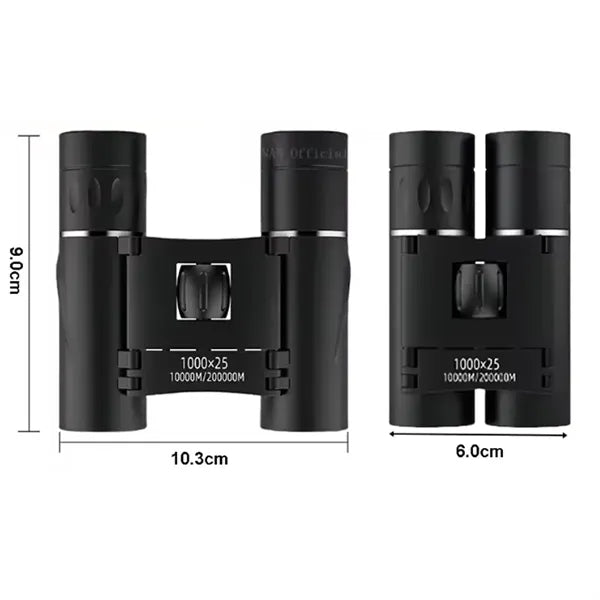 Folding Binoculars Travel Kit with Case