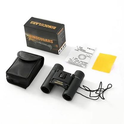 Folding Binoculars Travel Kit with Case