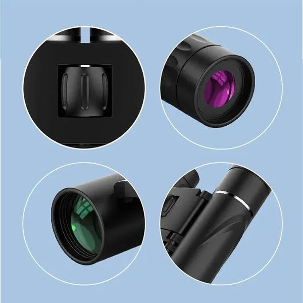 Folding Binoculars Travel Kit with Case
