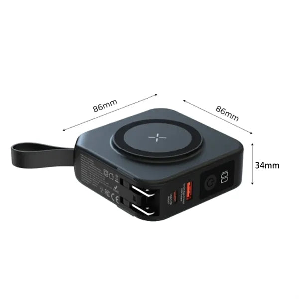 Multi-Function Wireless Charger W/ Wall Plug and Phone Stand