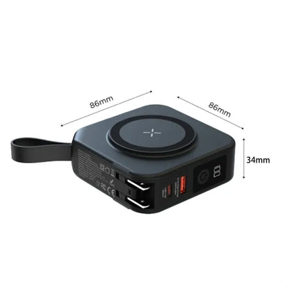 Multi-Function Wireless Charger W/ Wall Plug and Phone Stand