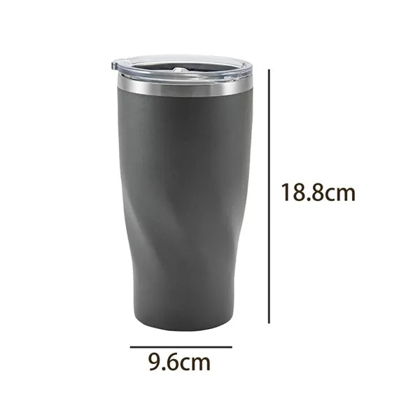 20oz Stainless Steel Twist Design Tumbler