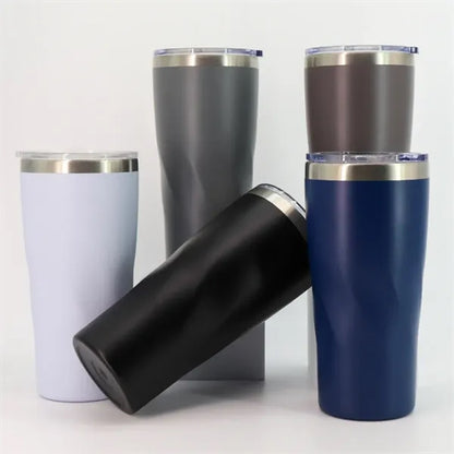20oz Stainless Steel Twist Design Tumbler