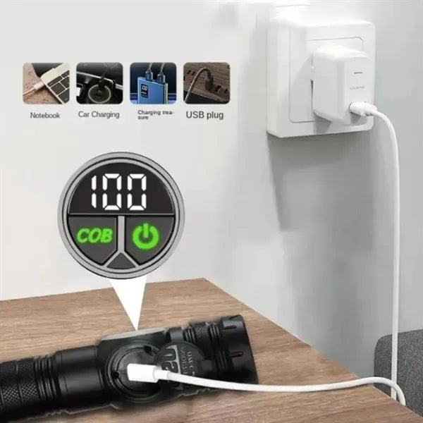 High Lumen Tactical LED Outdoor Flashlight