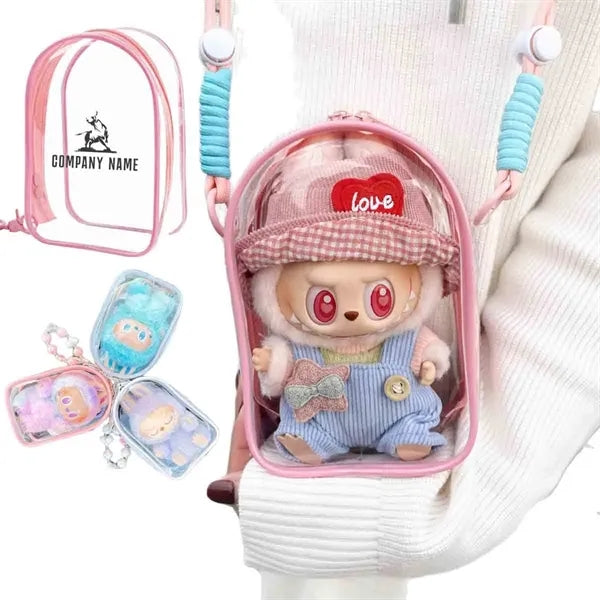 Clear Bag For Labubu Doll