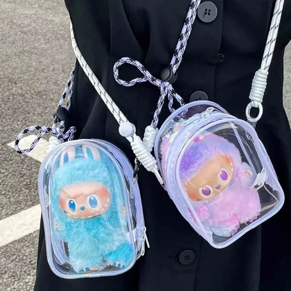 Clear Bag For Labubu Doll