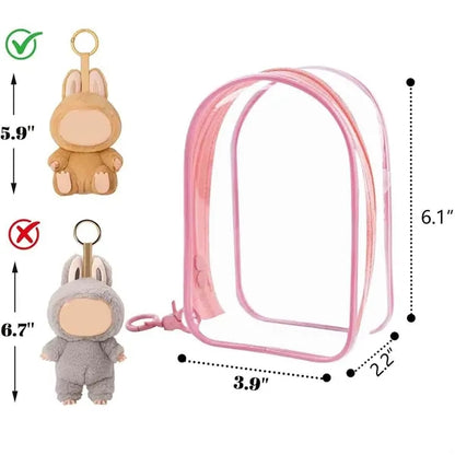 Clear Bag For Labubu Doll