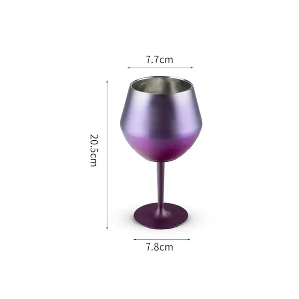 4oz Stainless Steel Stemmed Cocktail Glass