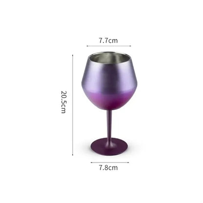 4oz Stainless Steel Stemmed Cocktail Glass