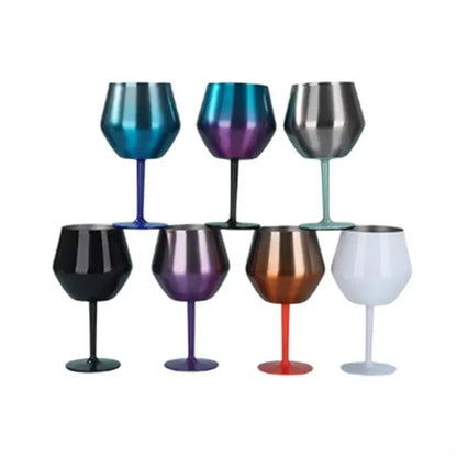 4oz Stainless Steel Stemmed Cocktail Glass