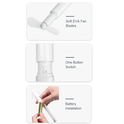 Mini Handheld Cooling Fan Travel Essentials