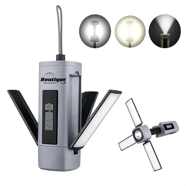 Rechargeable Foldable LED Camping Light For Outdoor