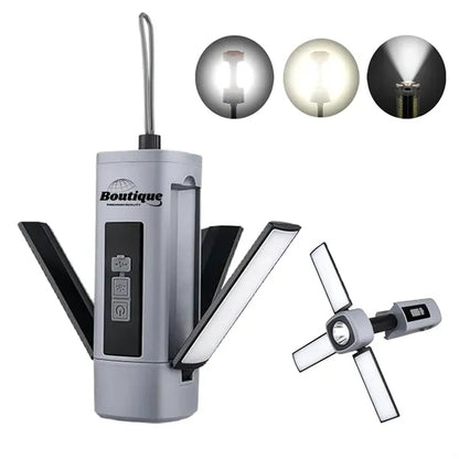 Rechargeable Foldable LED Camping Light For Outdoor