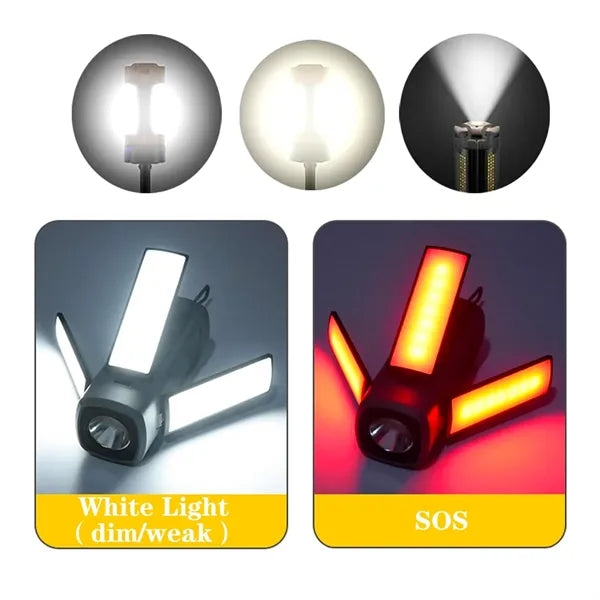 Rechargeable Foldable LED Camping Light For Outdoor