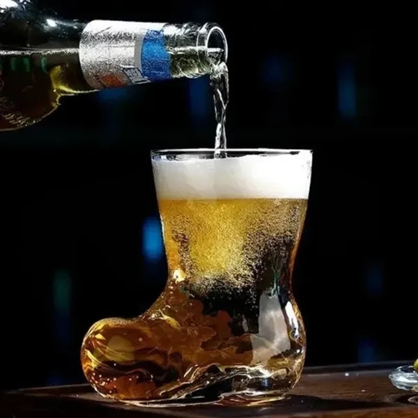 13oz Boot Glass Beer Mug