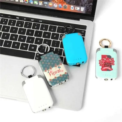 3-in-1 4000mAh Portable Charger with Keychain And LED Torch