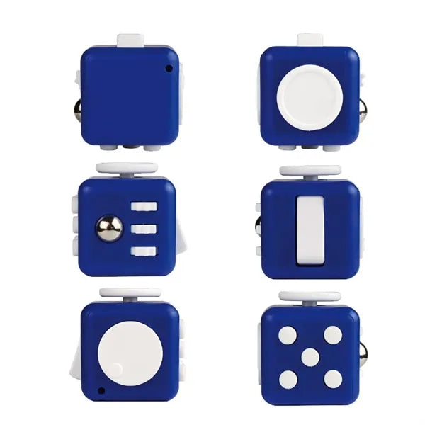 Fidget Cube Stress Relief Toy with Wrist Strap