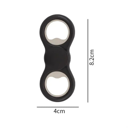 Double Headed Bottle Opener with Spinner Grip