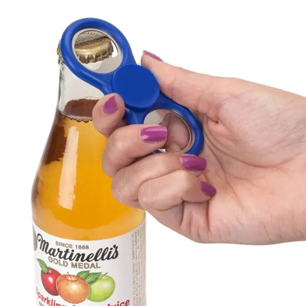 Double Headed Bottle Opener with Spinner Grip