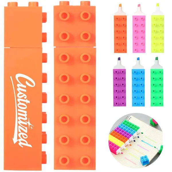Block Shaped Highlighter Marker