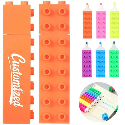 Block Shaped Highlighter Marker