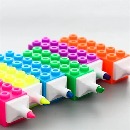 Block Shaped Highlighter Marker