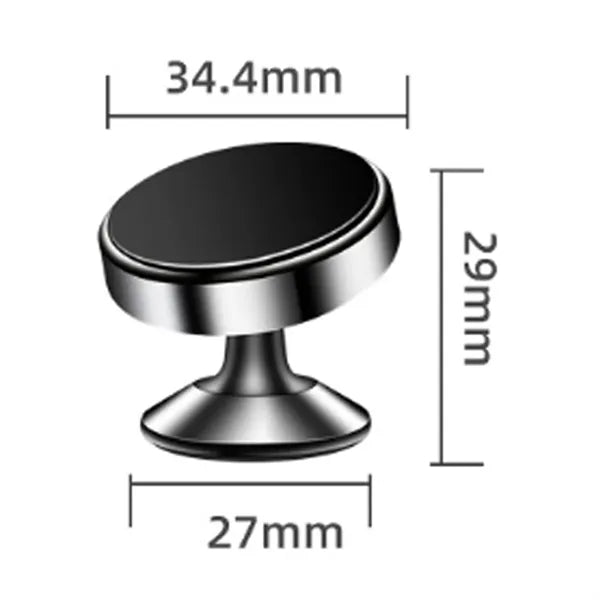 Magnetic Car Phone Mount with Metal Base and Custom Logo
