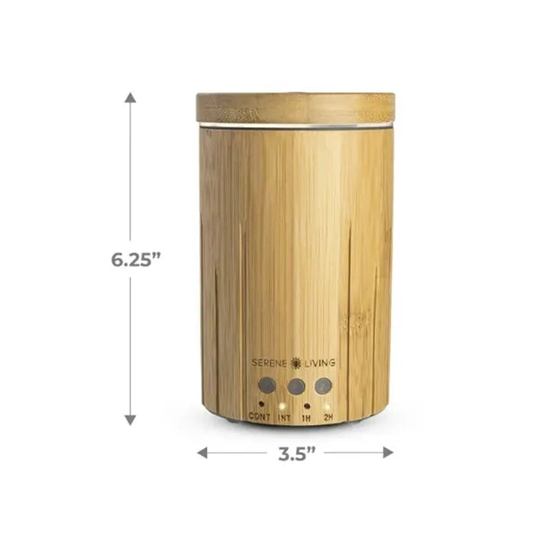 2 in 1 Bamboo Aroma Diffuser Humidifier and Air Purifier