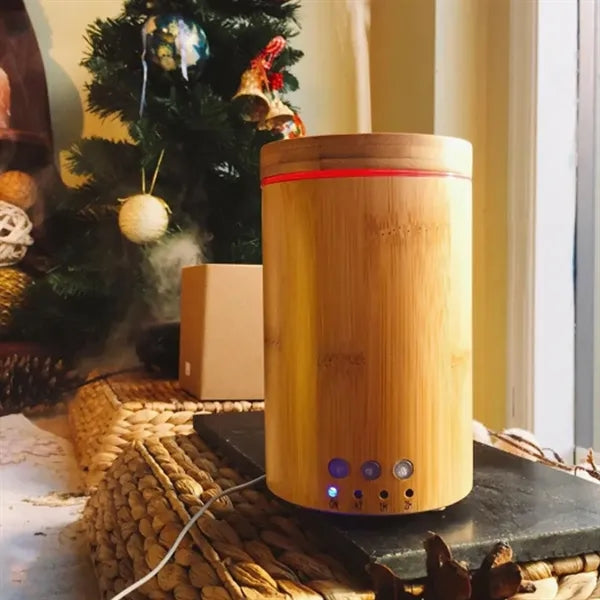 2 in 1 Bamboo Aroma Diffuser Humidifier and Air Purifier