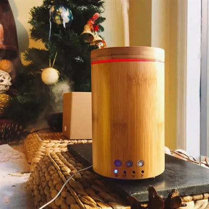 2 in 1 Bamboo Aroma Diffuser Humidifier and Air Purifier