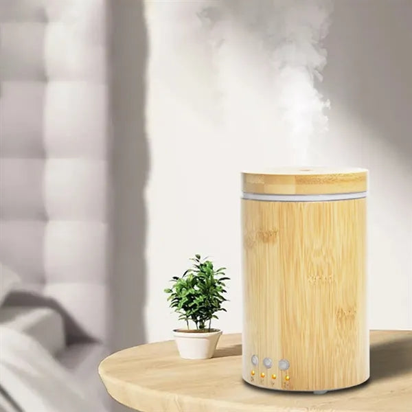 2 in 1 Bamboo Aroma Diffuser Humidifier and Air Purifier