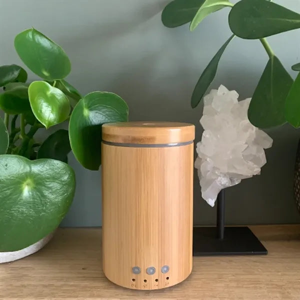 2 in 1 Bamboo Aroma Diffuser Humidifier and Air Purifier
