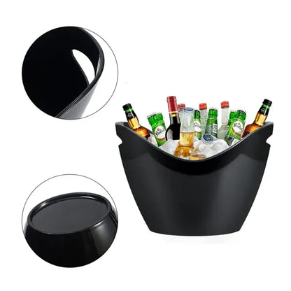 9L Custom LED Light Up Ice Bucket with Logo Display